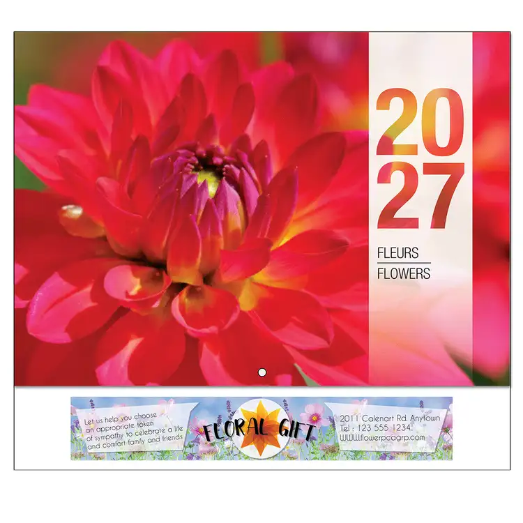 Calendrier Fleurs 2027