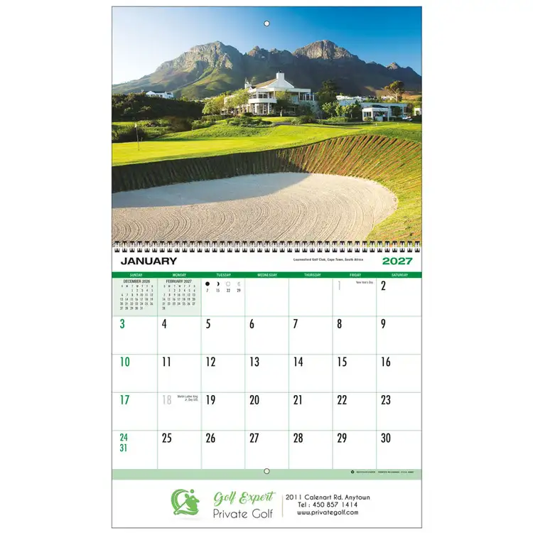 Calendrier Golf 2027 #2