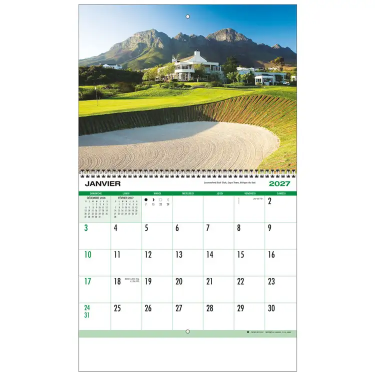 Calendrier Golf 2027 #3