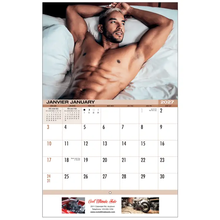 Calendrier Hommes séduisants 2027 #2