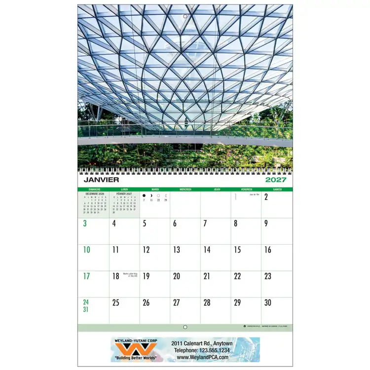 Calendrier Industrie de la construction 2027 #4