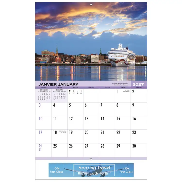 Calendrier Maritimes canadiennes 2027 #2