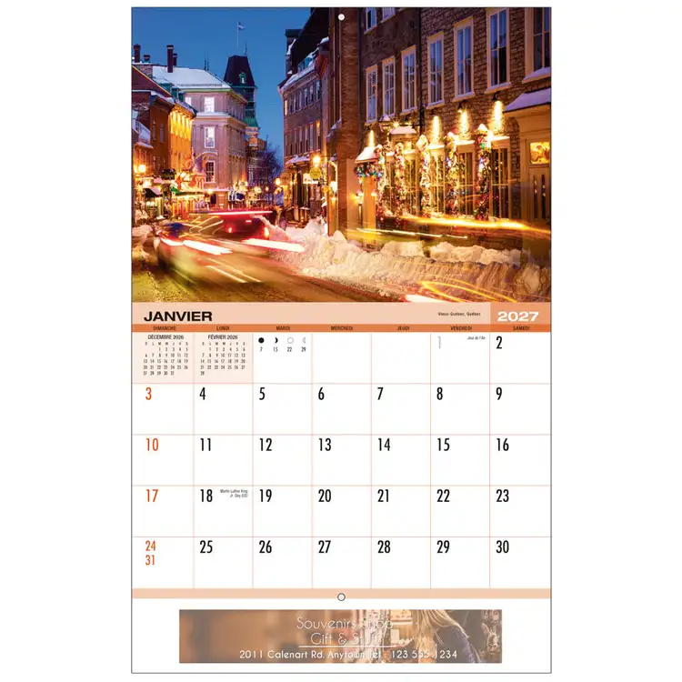 Calendrier Québec 2027 #2
