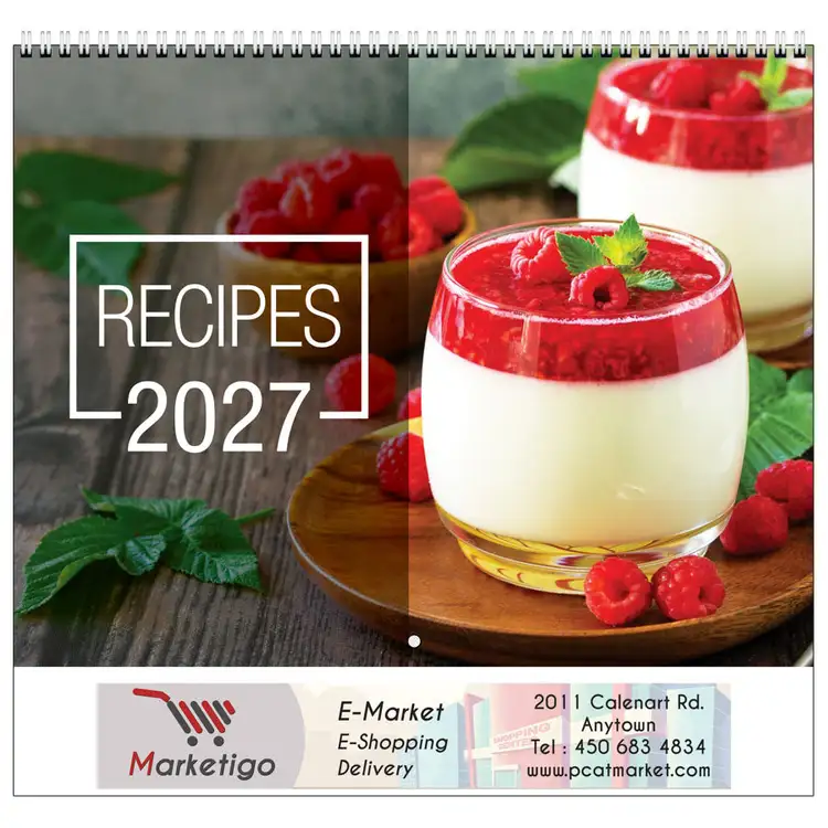 Calendrier Recettes 2027