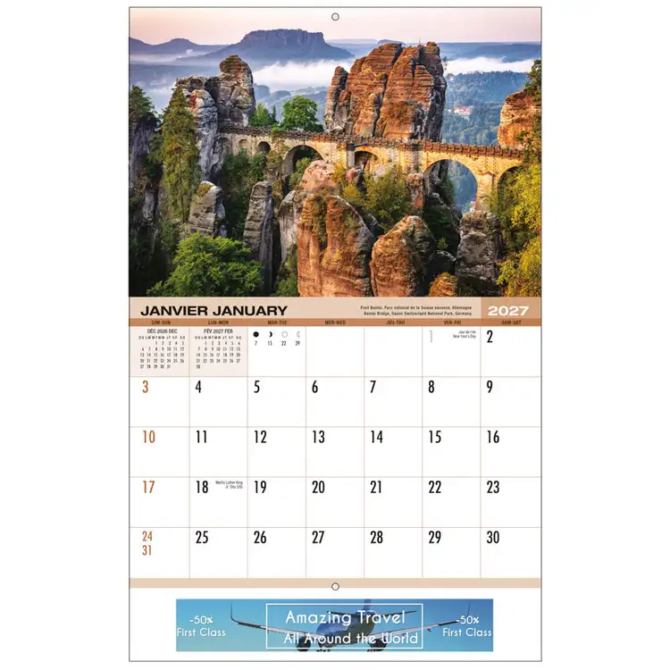 Calendrier Scènes du monde 2027 #2
