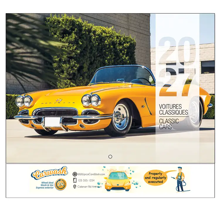 Calendrier Voitures classiques 2027
