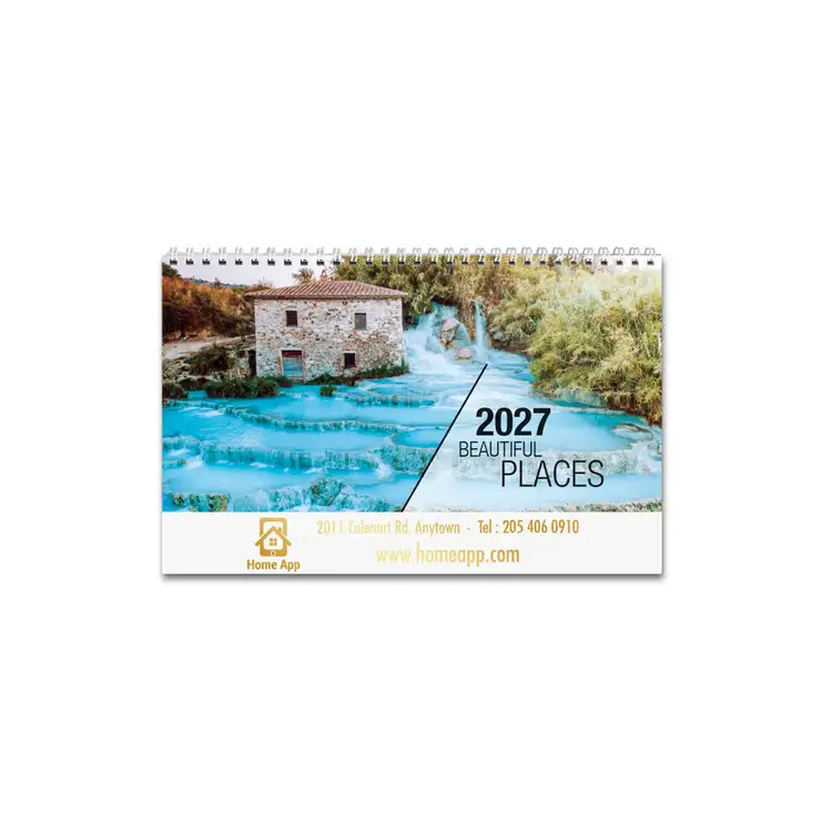 Calendrier de bureau Beaux endroits 2027 #3