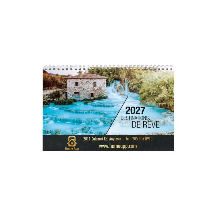 Calendrier de bureau Beaux endroits 2027 #4