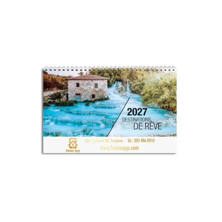 Calendrier de bureau Beaux endroits 2027 #5