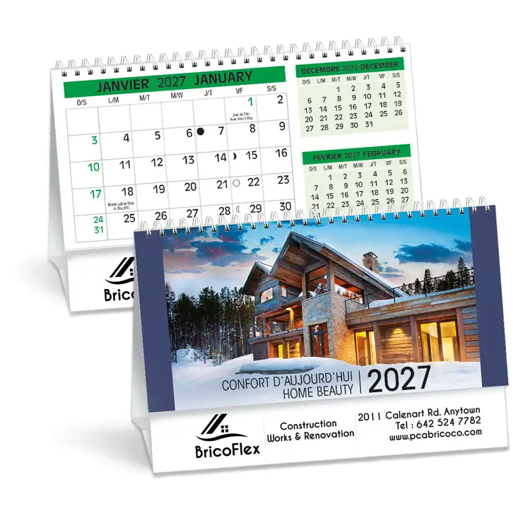 Calendrier de bureau Confort d’aujourd’hui 2027