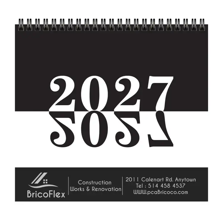 Calendrier de bureau Deluxe double vue 15 mois 2027 #2