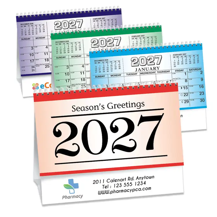Calendrier de bureau Écono-Colorama 2027