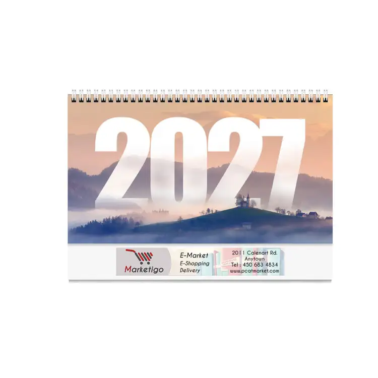 Calendrier de bureau Écono panoramique 2027 #2