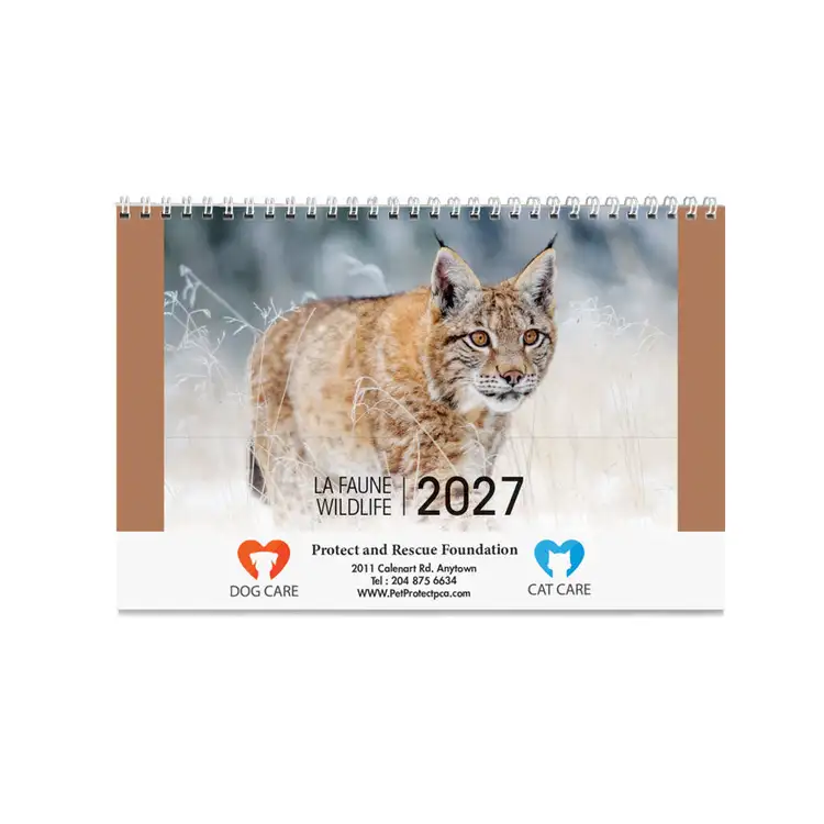 Calendrier de bureau Faune nord-américaine 2027 #3