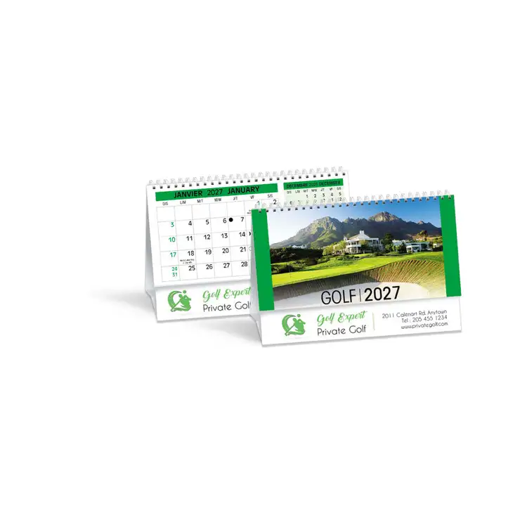 Calendrier de bureau Golf 2027 #3