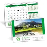 Calendrier de bureau Golf 2027