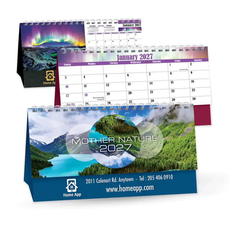 Calendrier de bureau Mère Nature Deluxe 2027