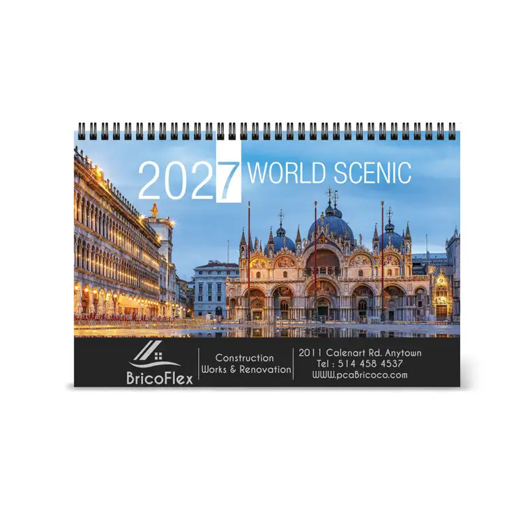 Calendrier de bureau Scènes du monde 2027 #2