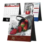 Calendrier de bureau Touche de couleur 2027