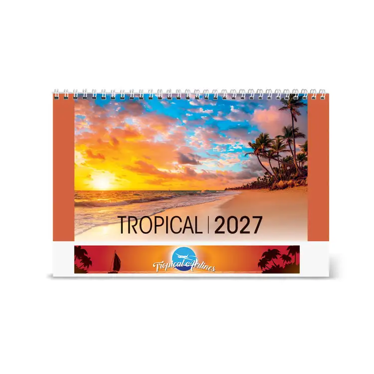 Calendrier de bureau Tropical 2027 #2