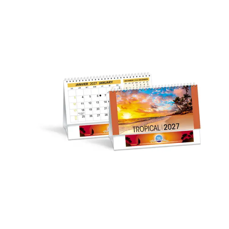 Calendrier de bureau Tropical 2027 #3