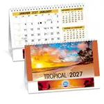 Calendrier de bureau Tropical 2027