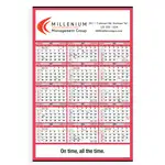 Calendrier mural 15 mois à deux emplacements publicitaires 2027