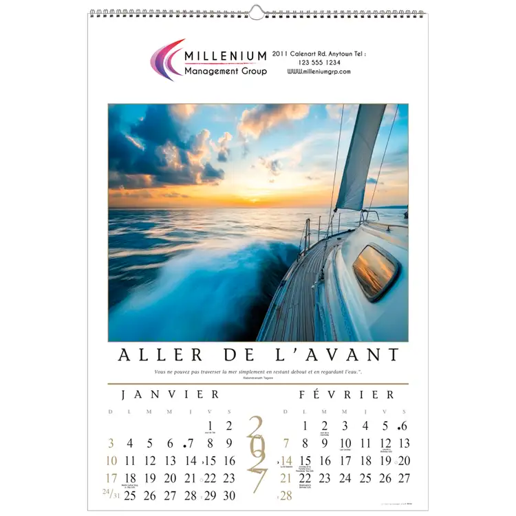 Calendrier mural Motivation 2027 #2