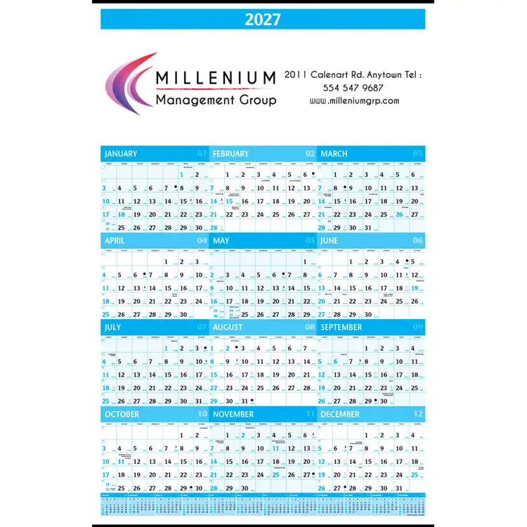 Calendrier mural Planificateur Plus 2027 #2