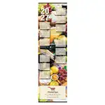 Calendrier mural Vin et fromage 2027