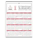 Calendrier mural de format moyen 2027