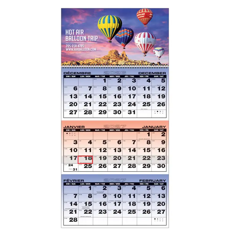 Calendrier trimestriel économique 2027 #2