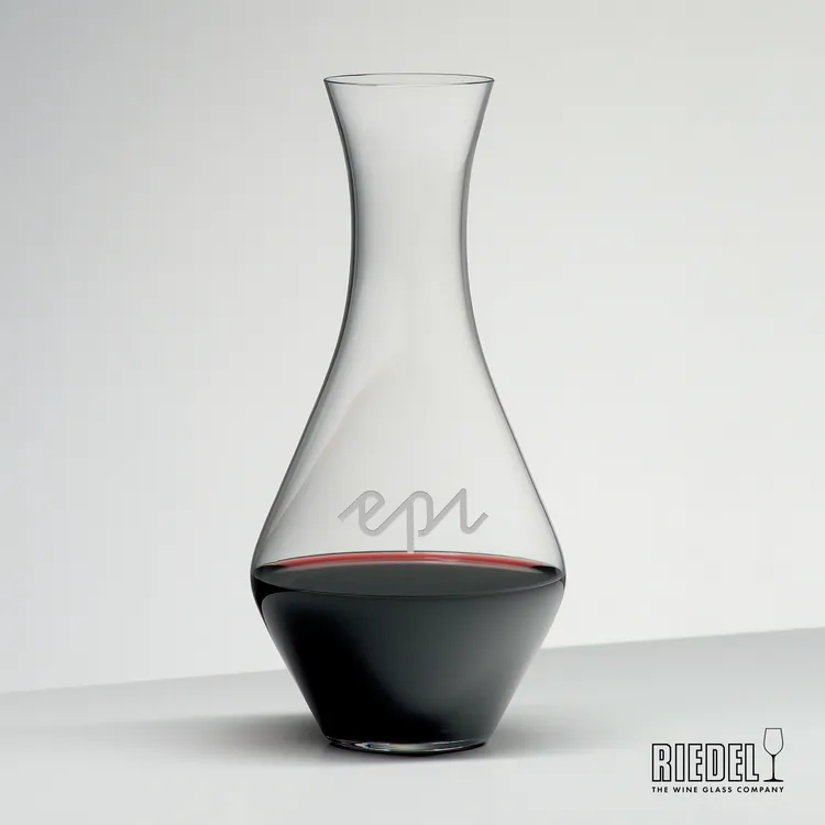 RIEDEL Merlot Wine Carafe 34.25 oz - Deep Etch #2
