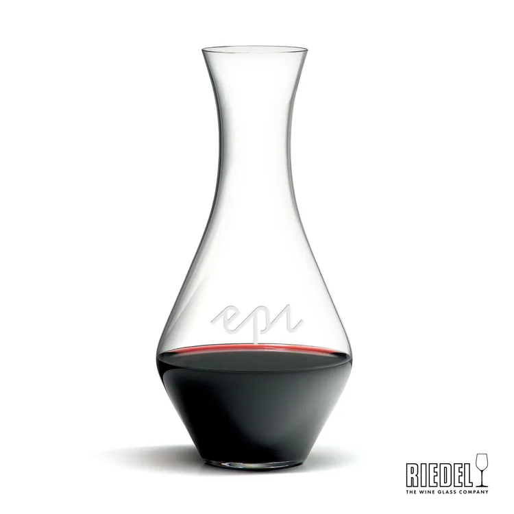 RIEDEL Merlot Wine Carafe 34.25 oz - Deep Etch