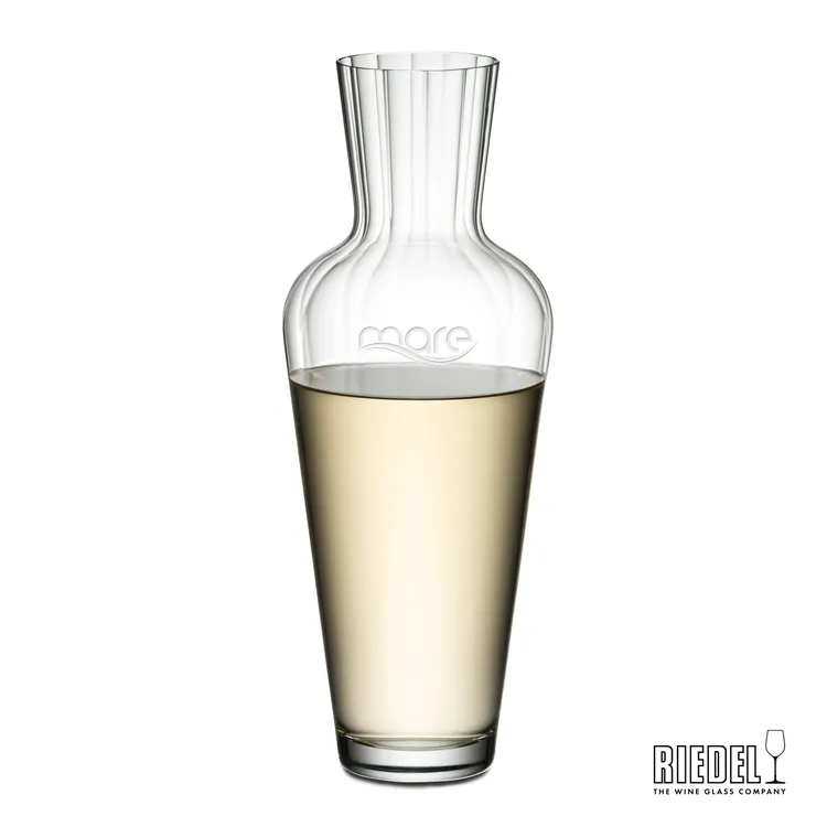 RIEDEL Mosel Wine Carafe 46.5 oz - Deep Etch #2