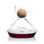 Carafe à vin Woodbury 56 oz avec bouchon en liège - Gravure