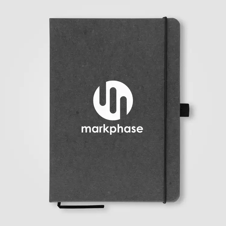Carson Recycled PU Leather Notebook - 5.8x8.3 #8