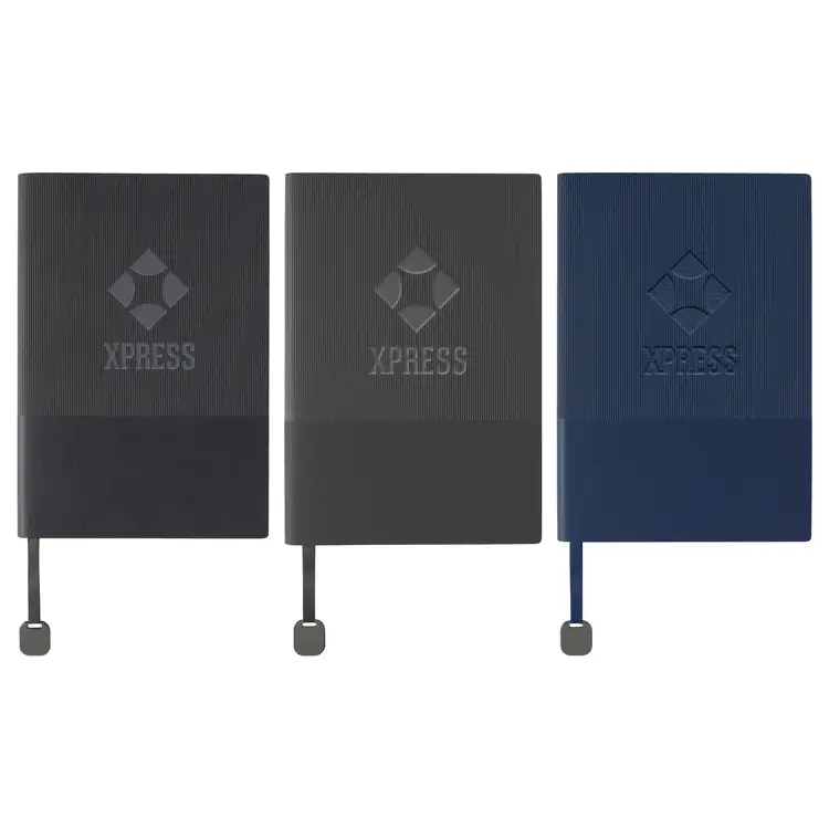 JAQ Recycled Paper Microstripe Journal