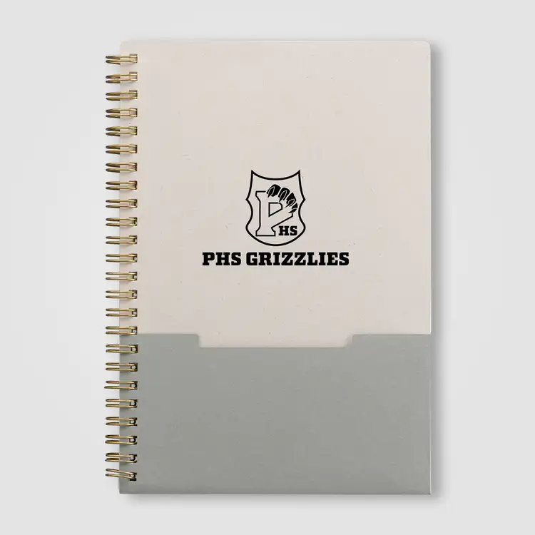 Carnet Lino A5 à spirale et pochette verticale #4
