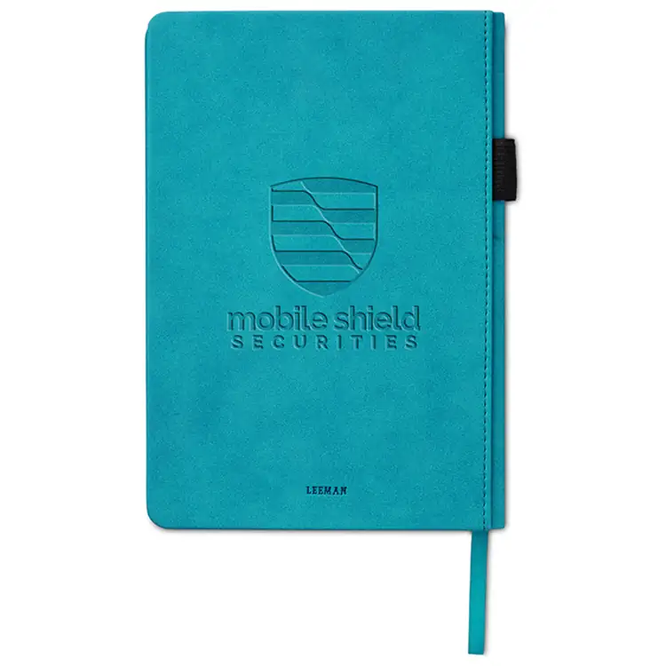 Nuba Suede-Finish Journal with Document Pocket #12
