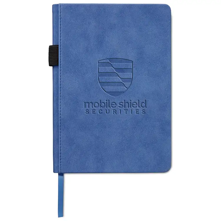 Nuba Suede-Finish Journal with Document Pocket #3
