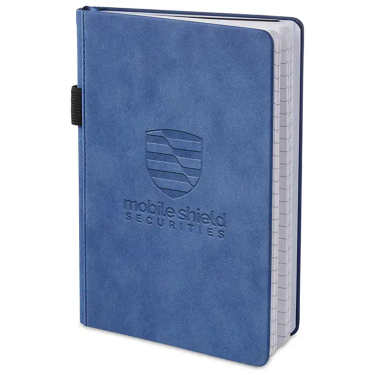 Nuba Suede-Finish Journal with Document Pocket #9