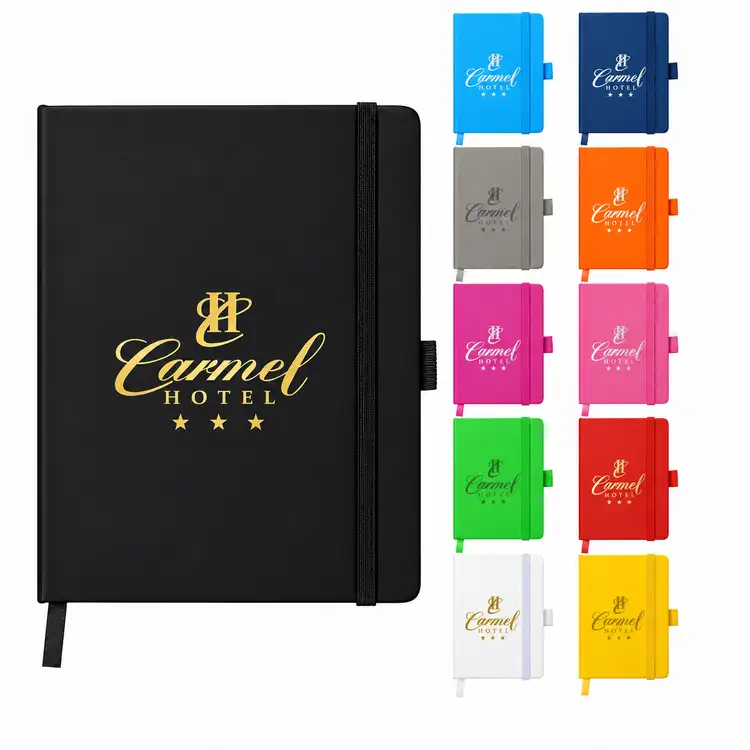 Carnet Plato avec élastique et porte-stylo