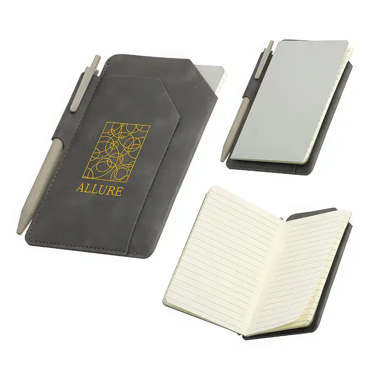 Carnet Protégé Mini avec stylo et poche avant #5