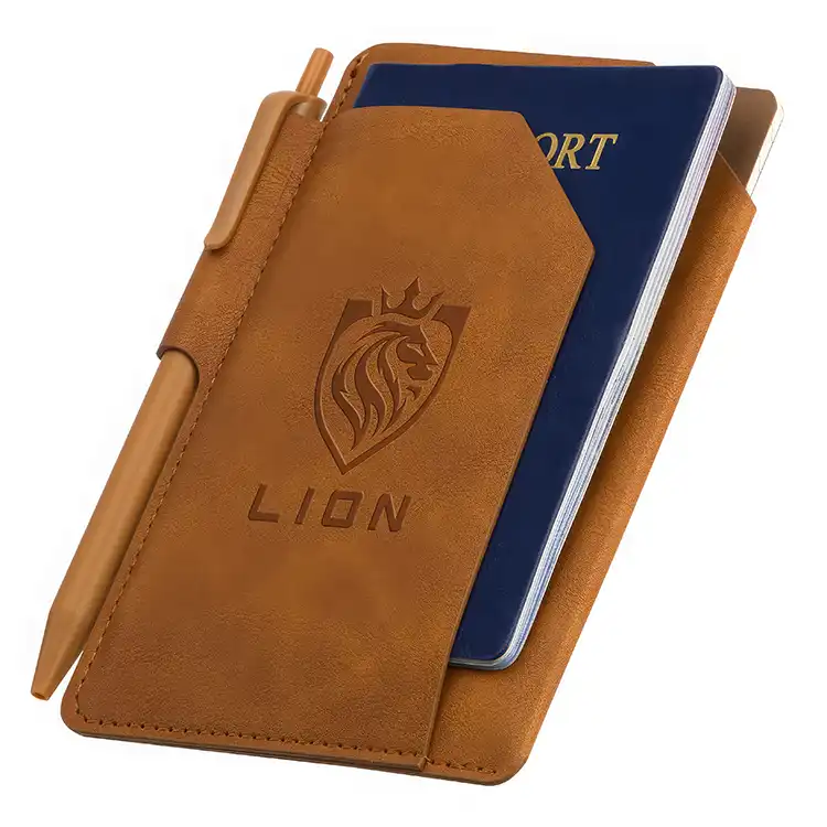 Carnet Protégé Mini avec stylo et poche avant #6