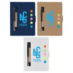 Stowaway Jotter with Notes, Flags and Pen