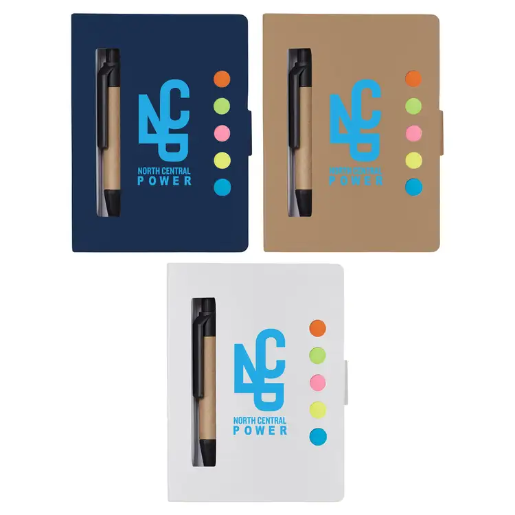 Stowaway Jotter with Notes, Flags and Pen