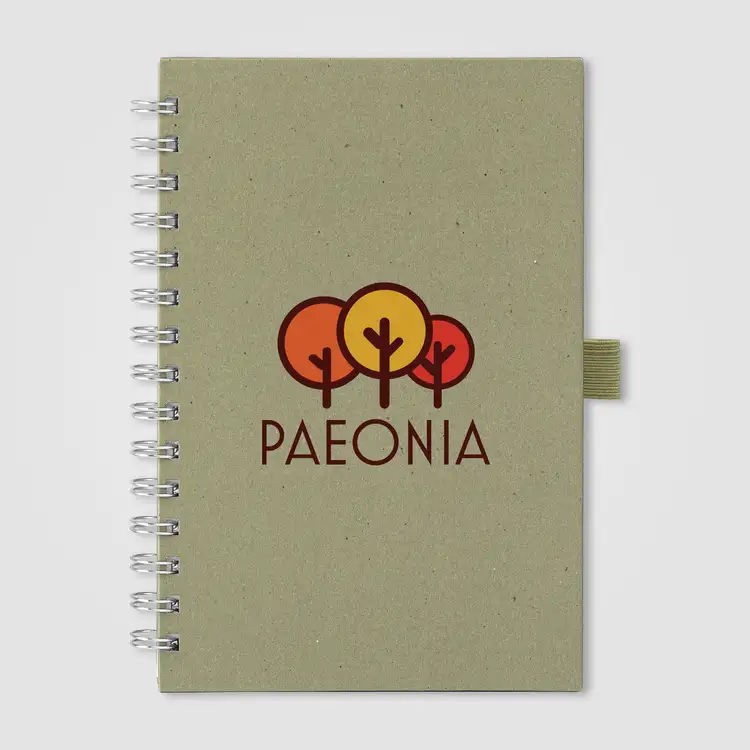 Terra Recycled Milk Carton Hard Cover Spiral Notebook - A5 #3