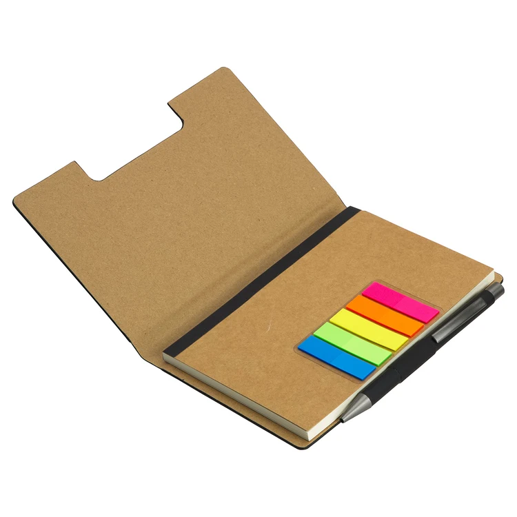 Carnet à couverture rigide Alliance avec marque-pages autocollants et stylo #3