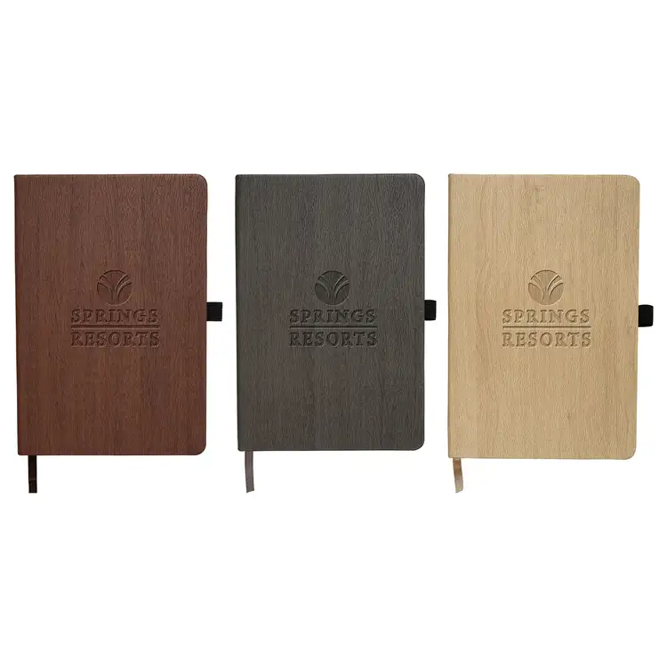 Woodgrain Textured Cover Journal